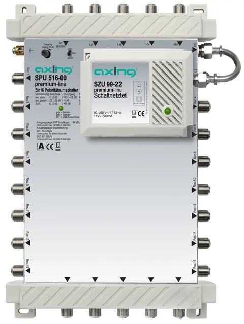 Multiswitch 5 in 16 out active