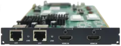 INPUT  2x HDMI + 2x HDBaseT card
