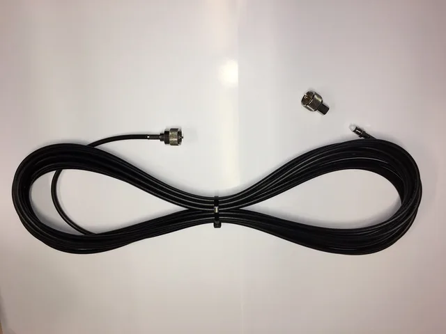 VHF ant.kabel, 18m (R040F) RG58C/U med UHF-han og FME-hun 