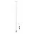 CX4 VHF antenne - hvit glassfiber 1,26m. 146-162.5 MHz, uten kabel