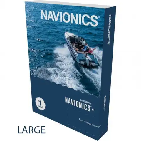 Navionics+ kart, blank - LARGE Blank brikke (last ned område selv)
