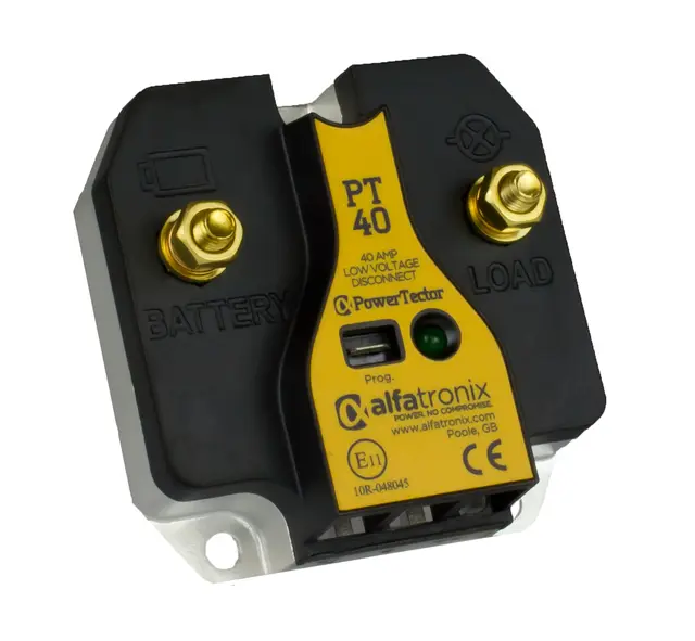 PowerTector PT40 batterivern 40A, 9Vdc-32Vdc 