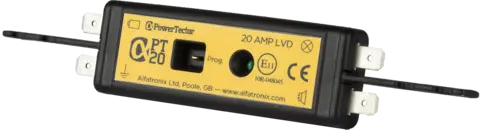 PowerTector PT20 batterivern 20A, 9Vdc-32Vdc