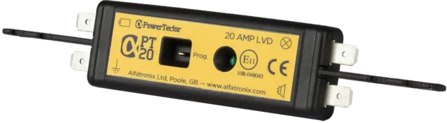 PowerTector PT20 batterivern 20A, 9Vdc-32Vdc 