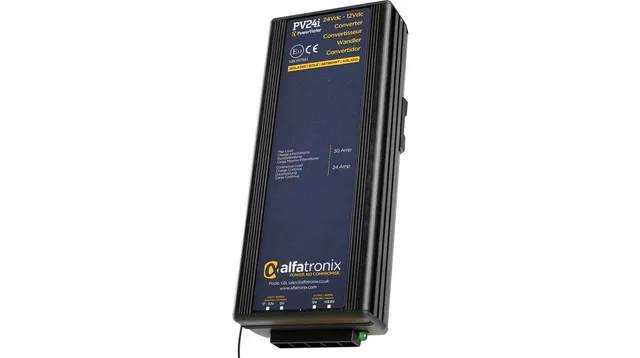 PV24i spenningsomformer (DC-DC) 24V-13.6Vdc, 24/30A m. galvanisk skille 