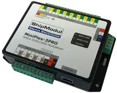 MiniPlex-3PRO multiplekser 8 inng/4 NMEA0183 ut + 1 ethernet toveis