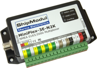 MiniPlex-3E-N2K multiplekser NMEA0183/N2K/SeaTalk m. ethernet/0183 ut