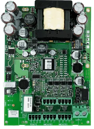 SI80 PCB 4 NMEA 0183 RX/TX-porter