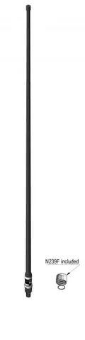 CX4b VHF antenne - svart glassfiber 1,26m. 146-162.5MHz, uten kabel