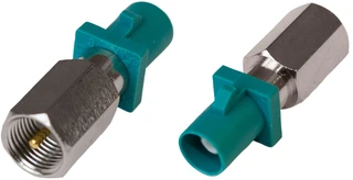 FME-male-FAKRA-Z-male adapter Overgangsadapter for kabel.