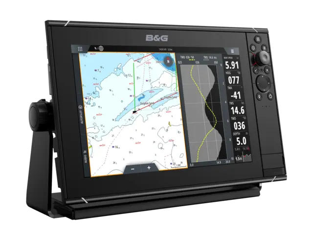 Zeus 3S-12 kartplotter 12-toms multi-touch skjerm med knapper 